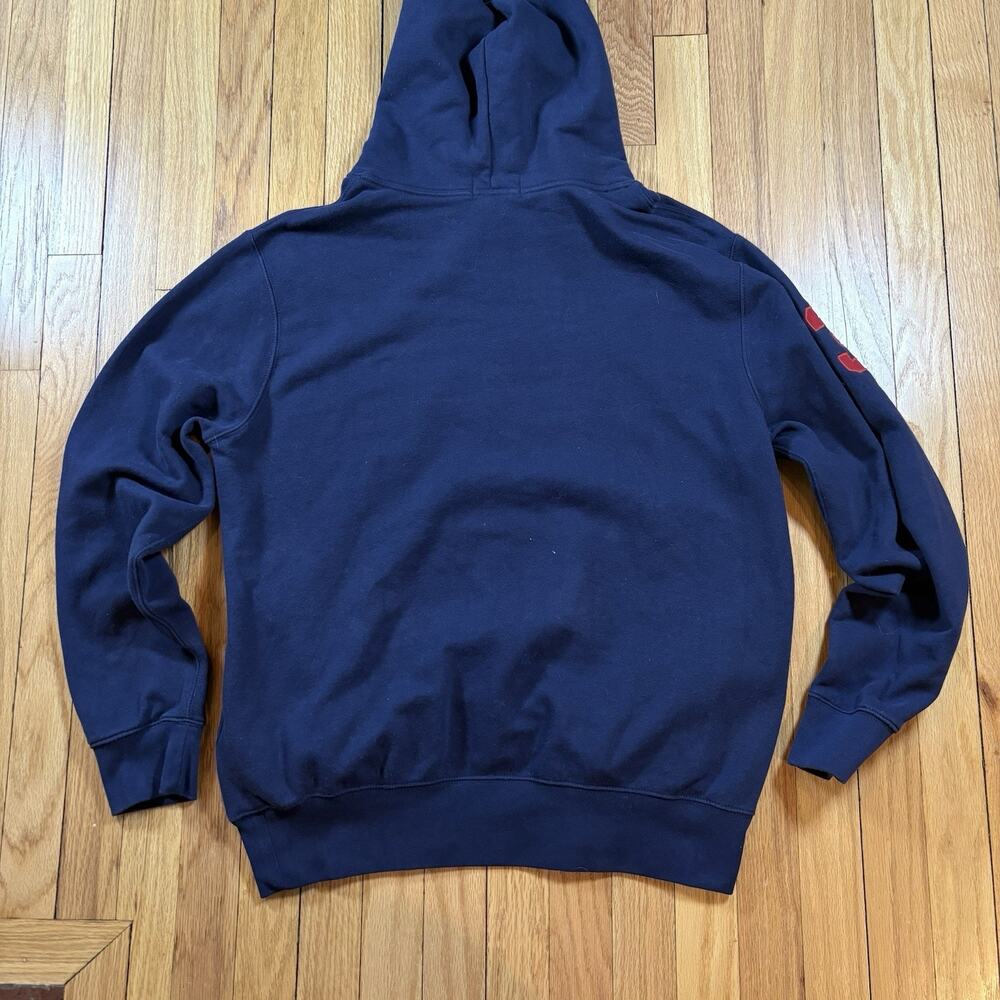 Polo Ralph Lauren Men L Navy Triple Pony Player Fleece Sweatshirt Hoodie Sweater - Picture 13 of 15